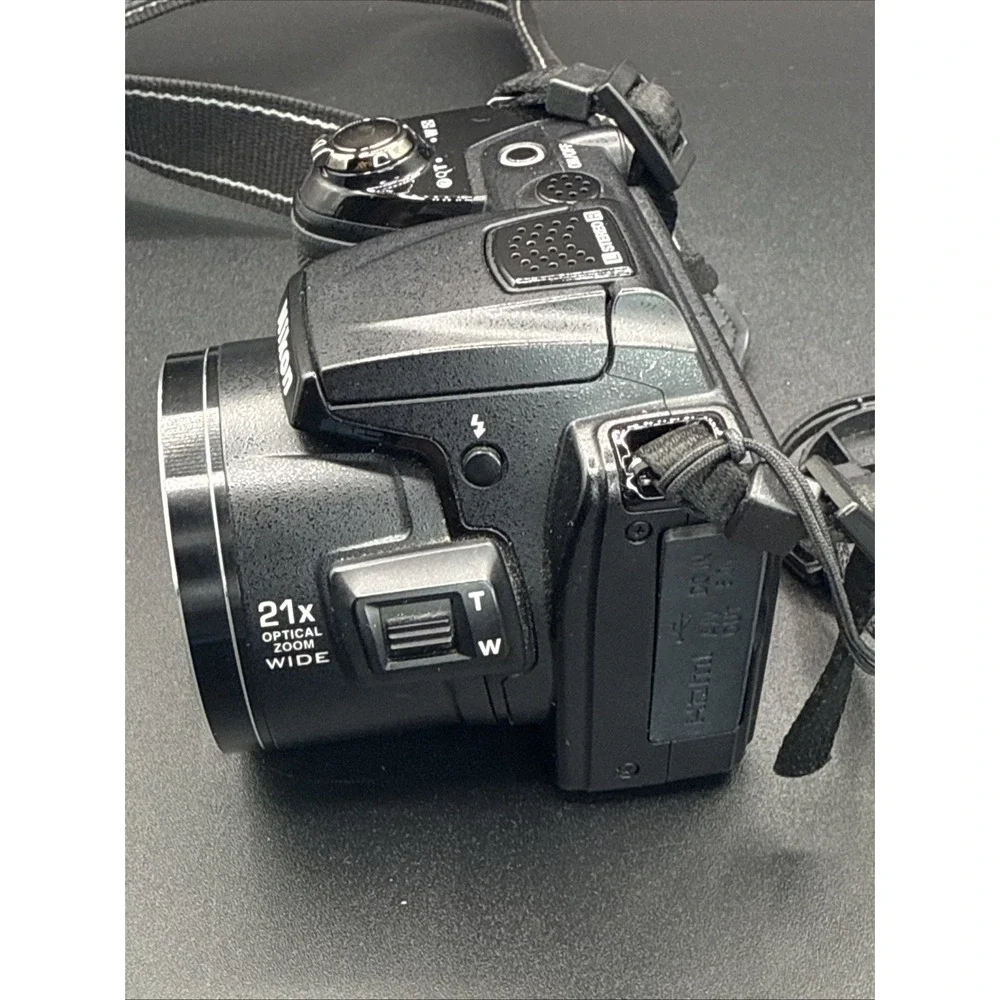 Nikon COOLPIX L120 14.1MP Digital Bridge Camera - Black - W/ Case - TESTED
